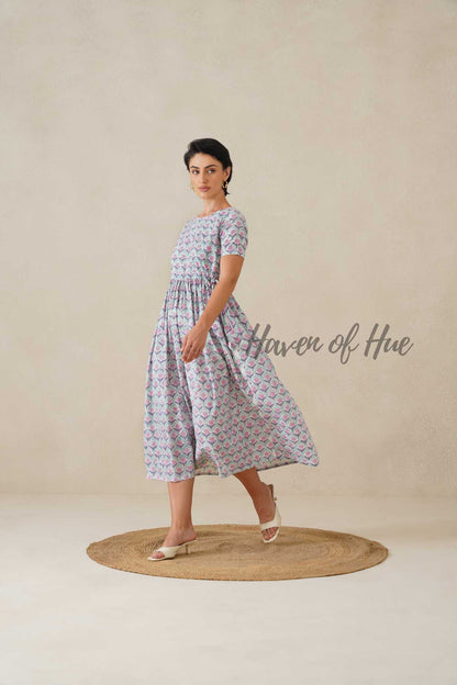 Pastel Green Midi Dress