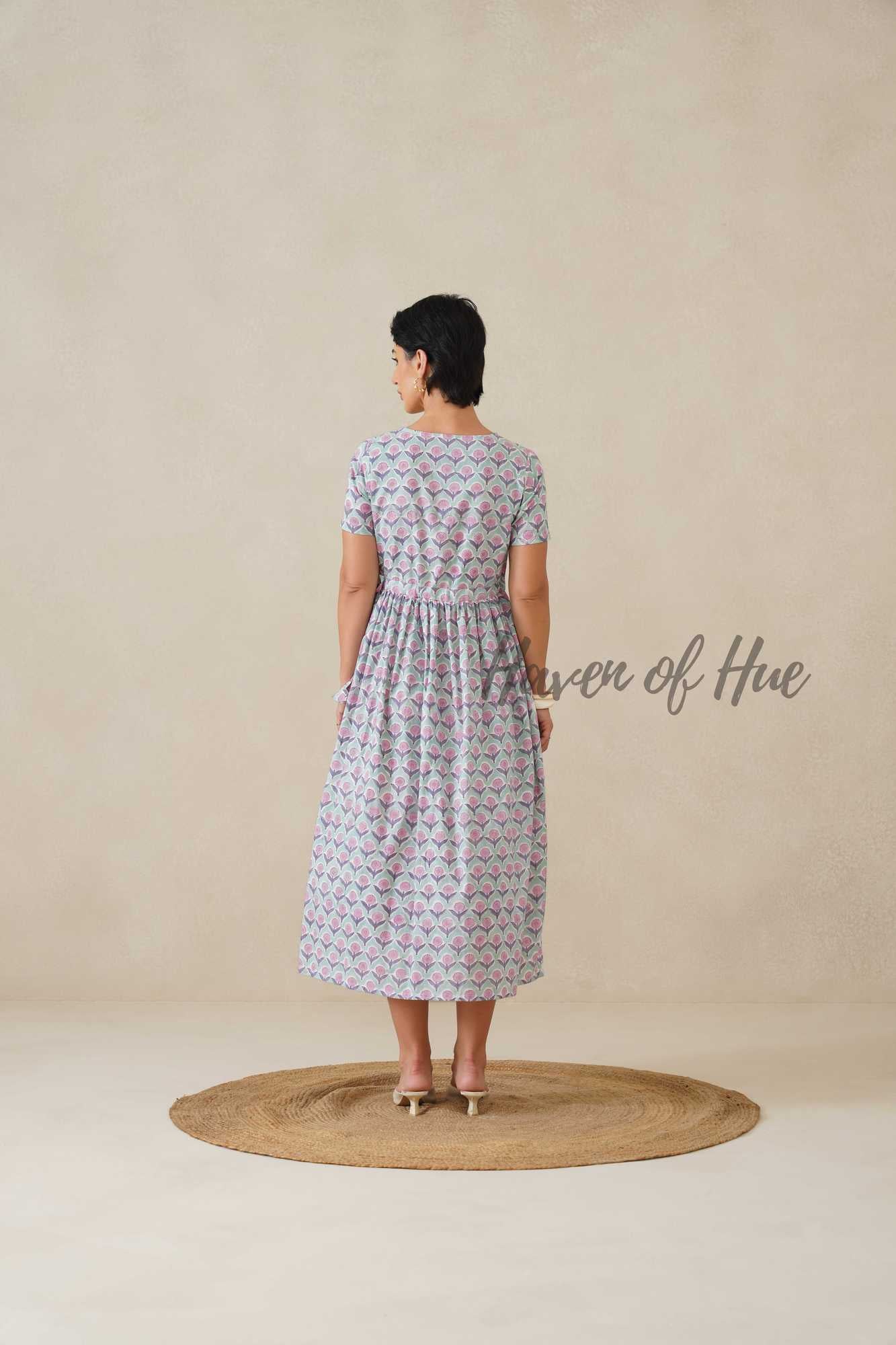 Pastel Green Midi Dress