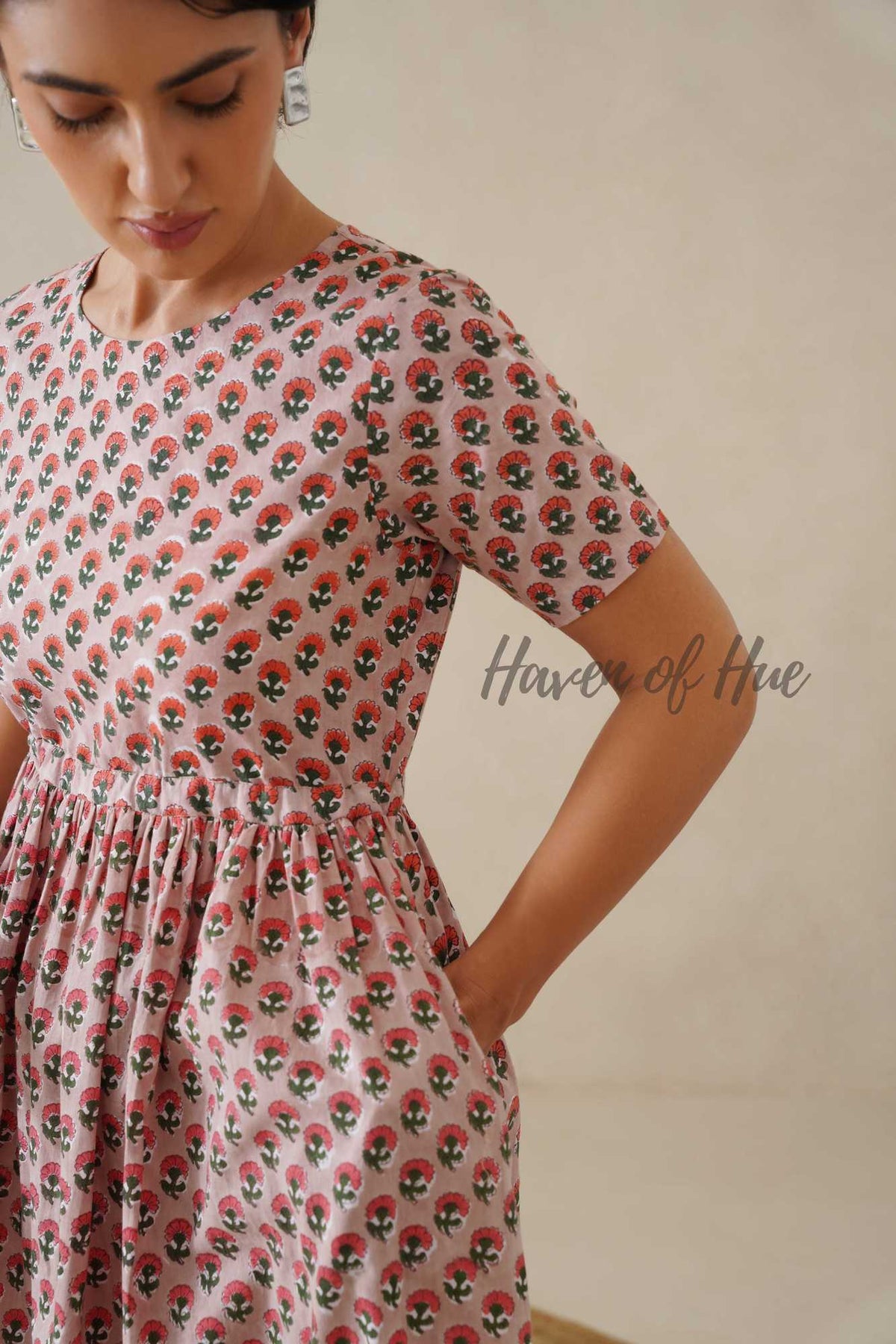 Cotton Midi Dress