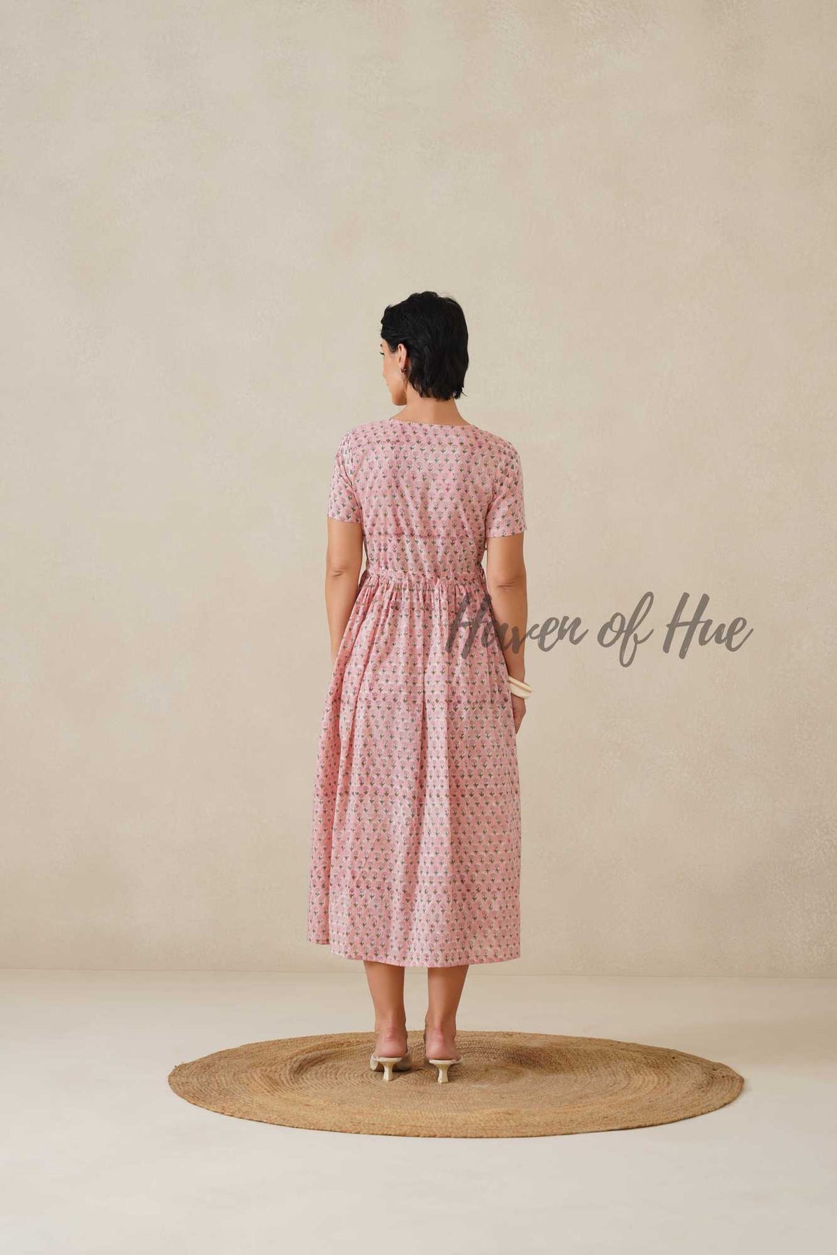 Pink Printed Dress