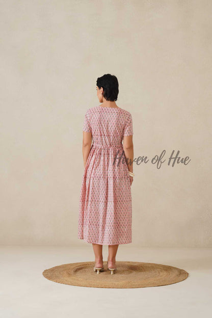 Pink Printed Dress