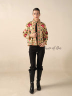 Yellow Embroidered Jacket