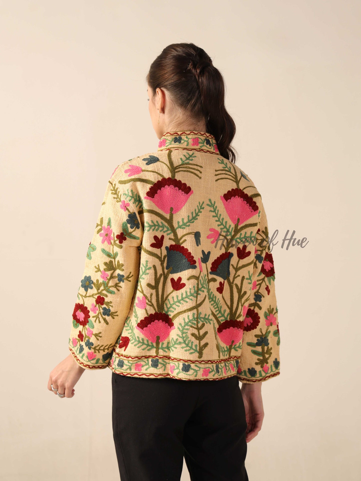 Yellow Embroidered Jacket