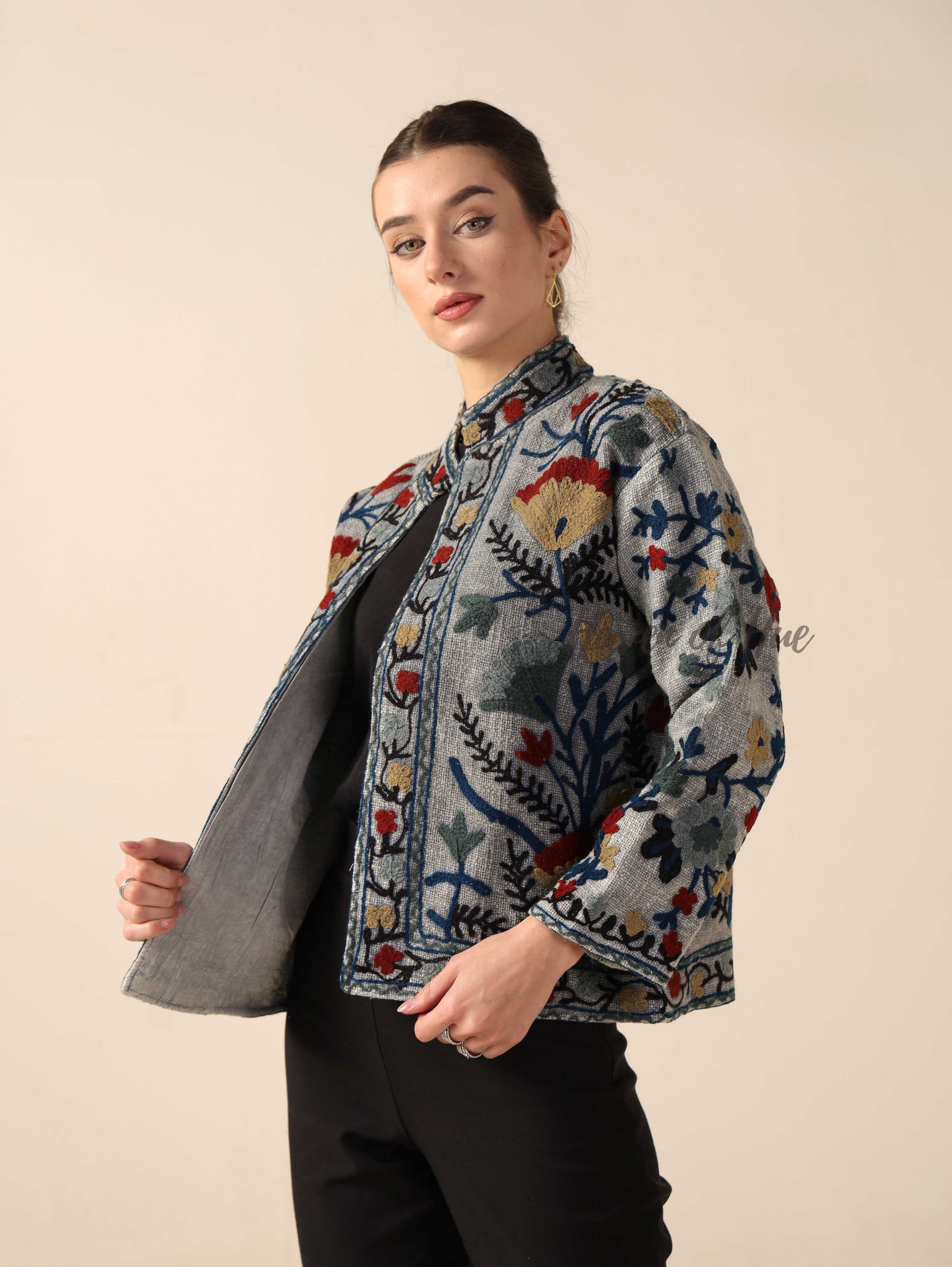 Washed TNT Embroidered Jacket
