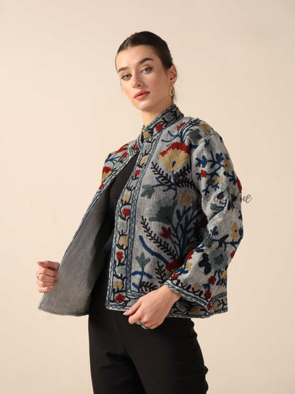 Washed TNT Embroidered Jacket