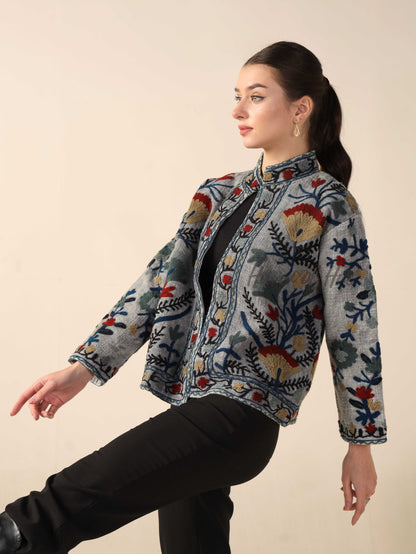 Washed TNT Embroidered Jacket