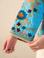 Suzani Kantha Quilted Cotton Embroidered Jacket Handmade Women’s Ethnic Jacket