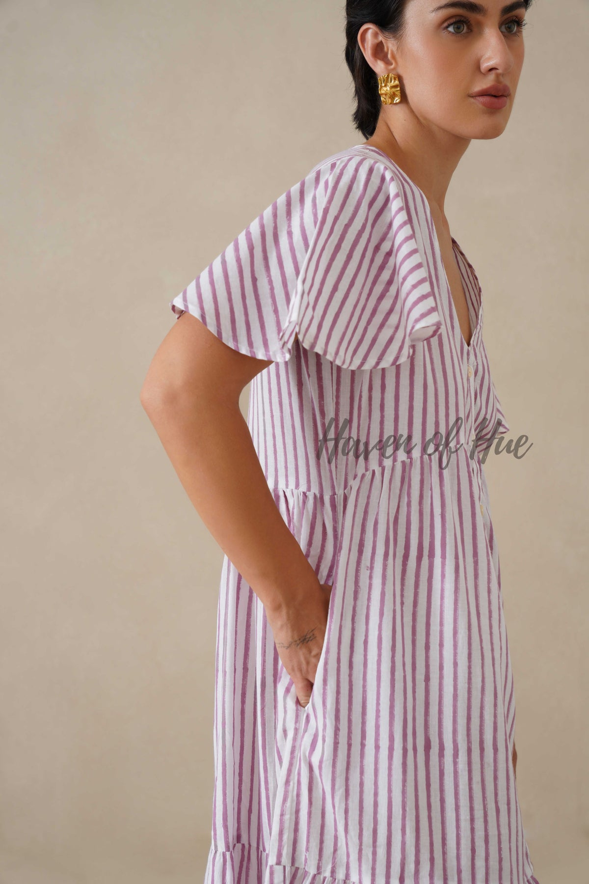 Women Cotton Tunic Top | Hand Block Printed Boho Summer Blouse | Relaxed Fit Artisan Cotton Top for Women
