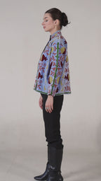 Yellow Embroidered Jacket