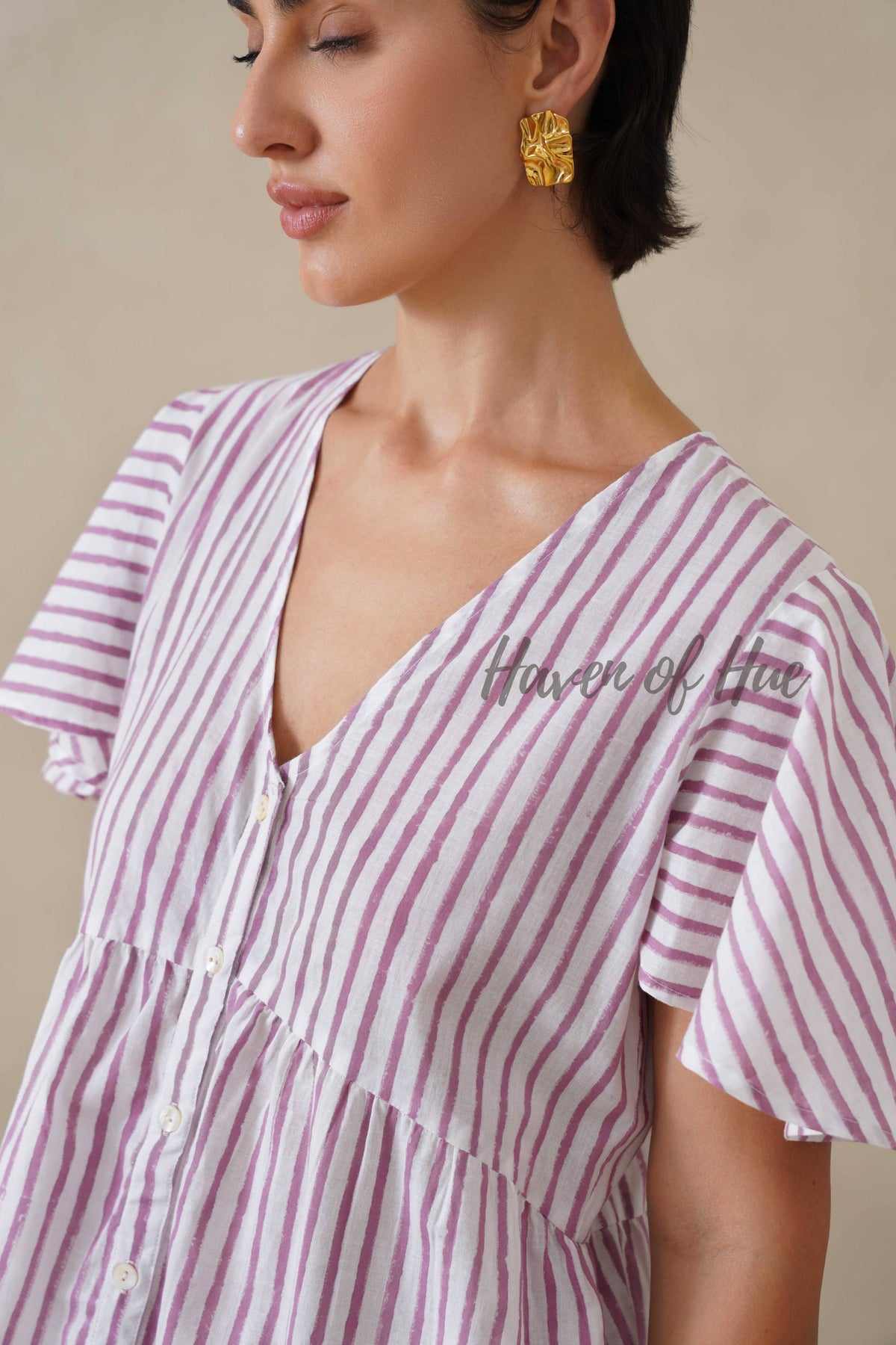 Women Cotton Tunic Top | Hand Block Printed Boho Summer Blouse | Relaxed Fit Artisan Cotton Top for Women