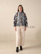 Women’s Cotton Suzani Jacket Coat TNT Fabric Layering Jacket One Size Fit